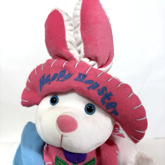 Dan Dee Animated Musical Go "Happy Hopster" Plush Bunny 13" Sing Dance Easter - Picture 2 of 13